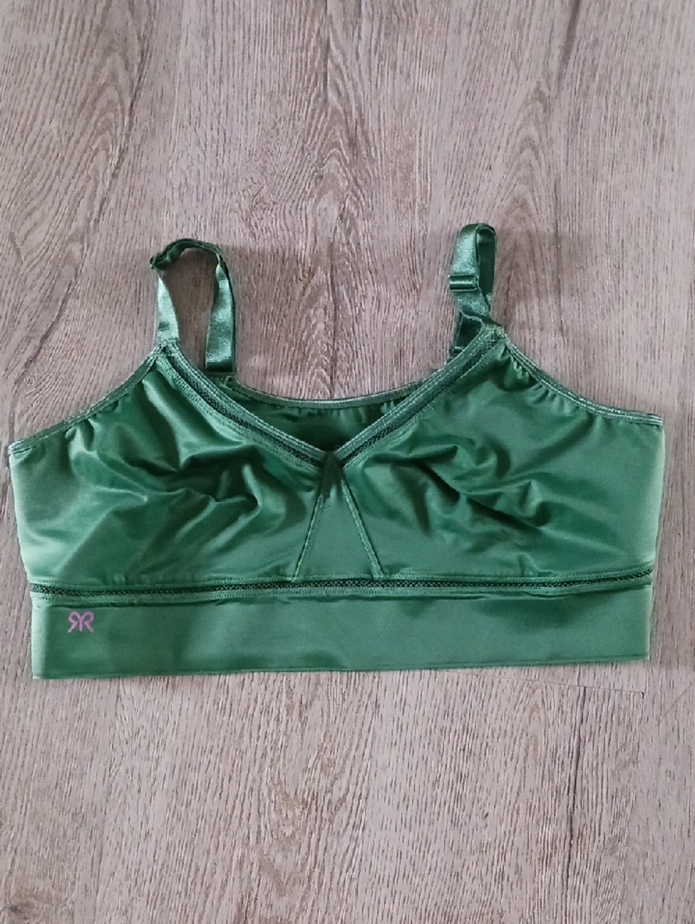 NEW Ruby Ribbon Siren #1899 Palm Leaf Green Demiette Size 40 Adjustable-Straps